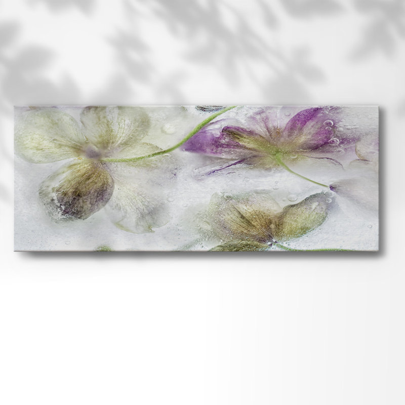 Frozen Floral IV, H 12 po x l 30 po x P 1,5 po