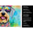 Schnauzer Hippie Dawg Kitchen Towel