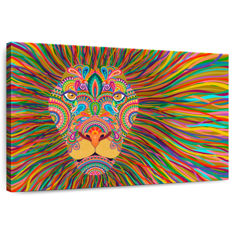 Brampt The King Lion, 34" H x 51" W