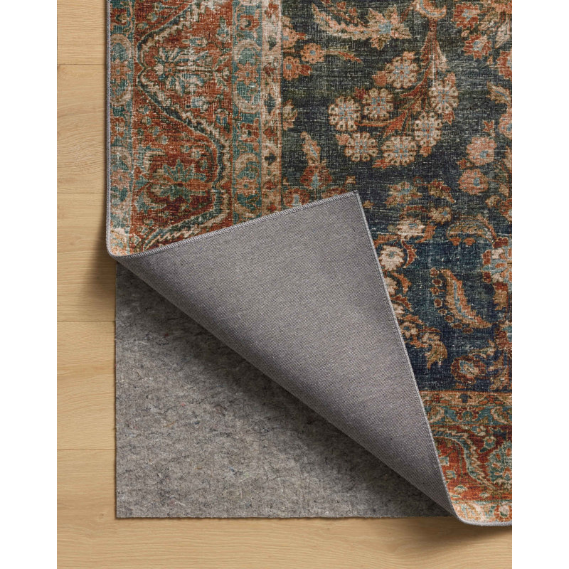 Chris Loves Julia x Loloi Jules Ocean/Spice Area Rug