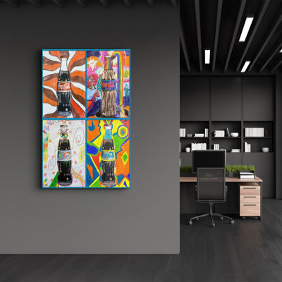 Elegant Tempered Glass Wall Art Painting, 13.8 x 21.7 inches | 100% Tempered Glass, Thickness: 0.16 inches | UV Printed for Vibrant Colors | Perfect for Home Decor, Living Room, & Office Spaces