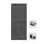 Trous pré-percés en MDF pour porte de grange Assemblage facile - Porte simple, quincaillerie non incluse-99992610-104428820