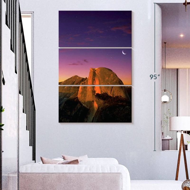 Half Dome At Twilight, 74" H x 48" W