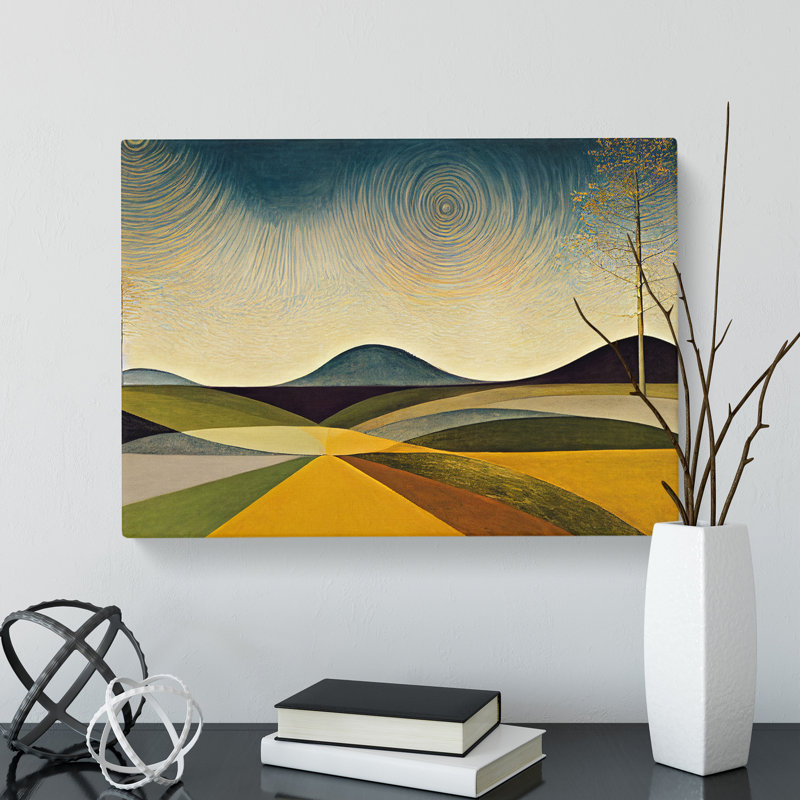 Showstopping Spring Meadow Landscape - Wrapped Canvas, 40cm H x 60cm W x 3cm D