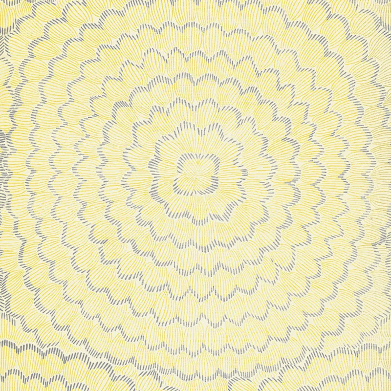 Papier peint Schumacher x Celerie Kemble, Soleil / brouillard