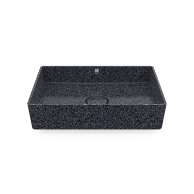 Woodio Cube60 15.75'' Wood Rectangular Bathroom Sink