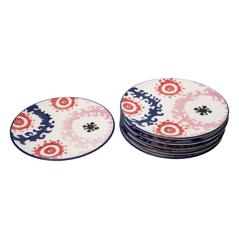 Perry Set Of 6 Dessert Plates, 20.5 Cm