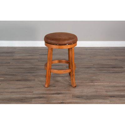 Sears Swivel Upholstered Microfiber / Microsuede Counter Stool