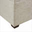 Fauteuil modulaire, pièce moderne sans accoudoir avec coussin amovible | Bois massif | Espresso foncé | Polyester | Standard