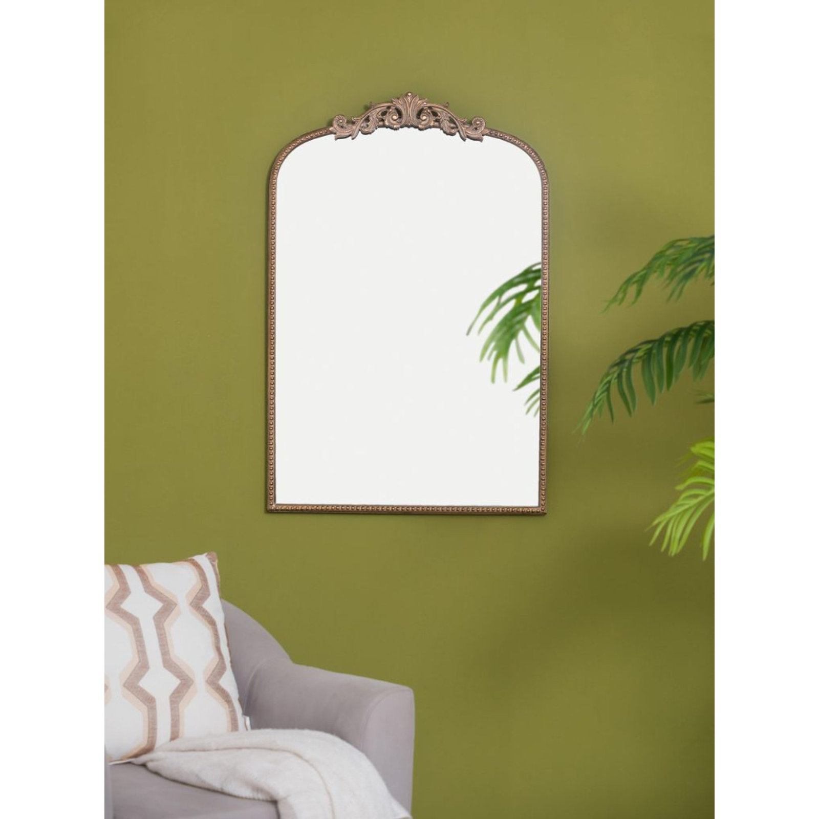 Emmeline Full-Length Mirror, Gold, 66" x 36"