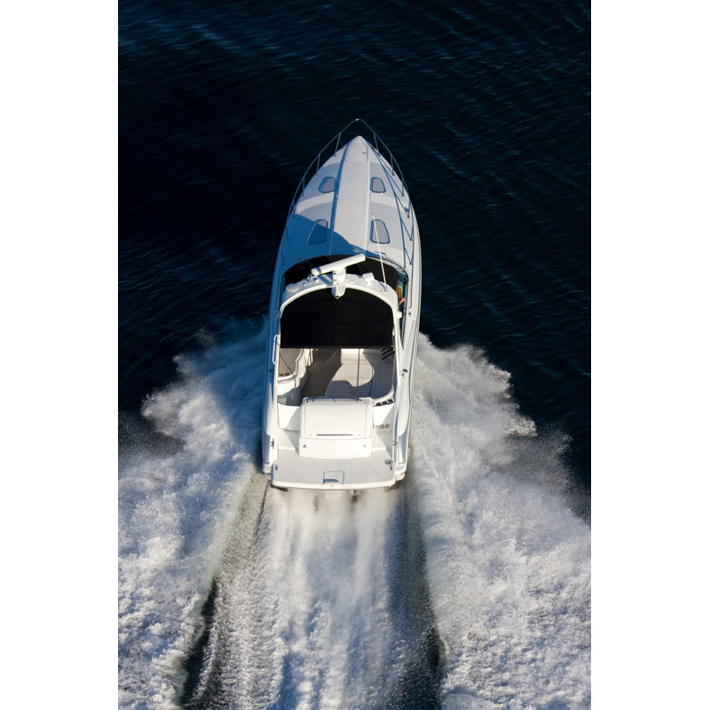 Speedboat by Dan_prat - Wrapped Canvas Print, 30cm H x 20cm W x 3.8cm D