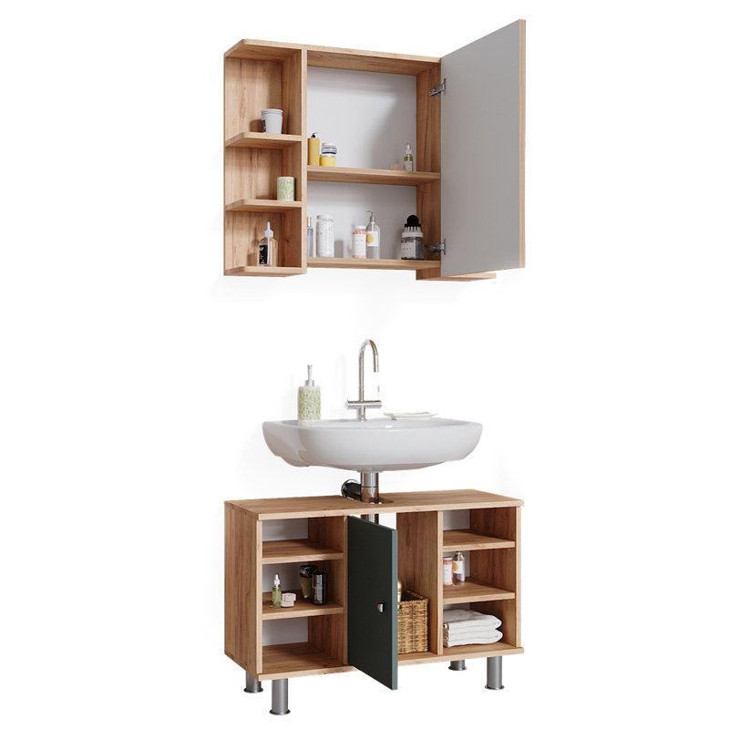 Bodan 2 Piece Bathroom Furniture Suite