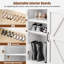 Armoire de rangement autoportante avec portes de grange
