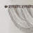 Diamond Sheer Embroidered Waterfall Valance Grey 38X46"-114486886