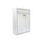 Trent Wall Mounted Galvanised Steel Lockable Weatherproof Post Box - 26x34x9cm-64111988