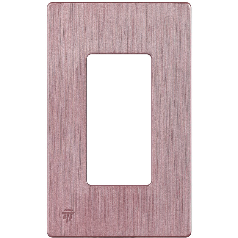 Plaque murale décorative sans vis Enferites, Nickel, H 4,68 po x L 2,93 po, 1