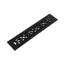 Grille d’air thermovictoriane en fonte d’aluminium 3,5 po x 16 po noir
