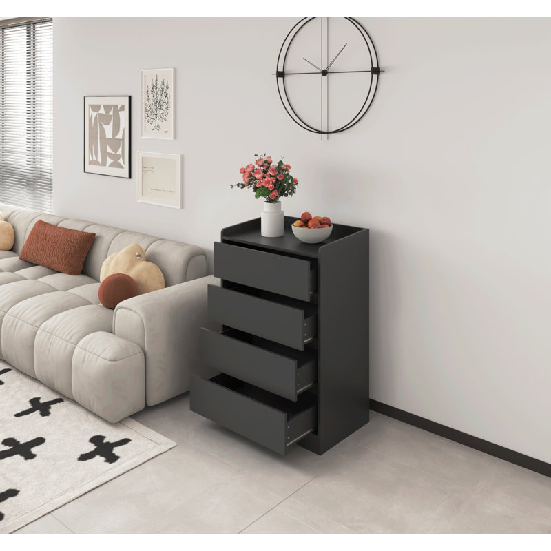 Romeon Accent Chest, Black