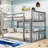 Decarlos Kids Twin Over Twin Bunk Bed-582677016