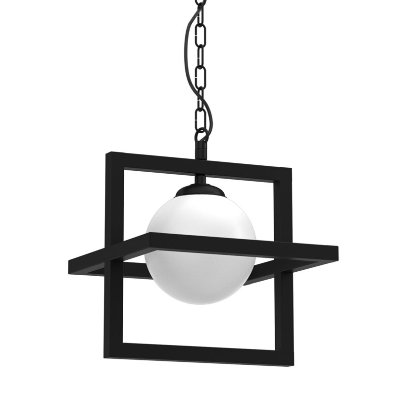 Diego 1 - Light Black Geometric Pendant