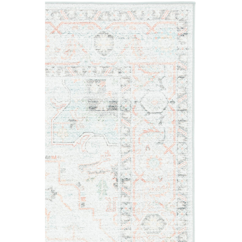 Tapis gris clair / vert clair Arizona 913, Rectangle 4 pi x 6 pi