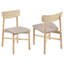 Ensemble de 2 chaises d'appoint blanches-372135433
