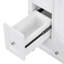 24-Inch Bathroom Vanity With Storage, Adjustable Shelf, MDF & Rubberwood, Removable Dividers-1582693115