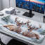 Polyester Desk Pad-1081334645