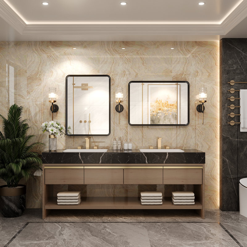 Miroir de meuble-lavabo mural Molly, 30 po x 22 po