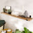 60" x 7.25" Wooden Book Shelves, Long Shelf for Wall, Hanging Book Shelf, Shelves for Wall Storage