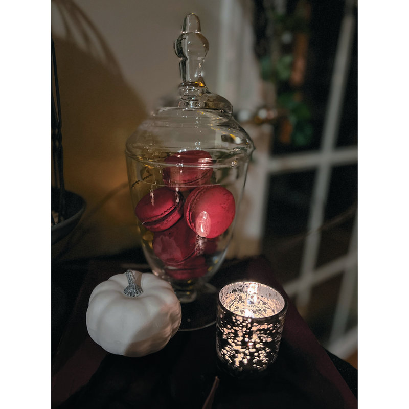 Glass Tabletop Votive Holder Set, Black, 12