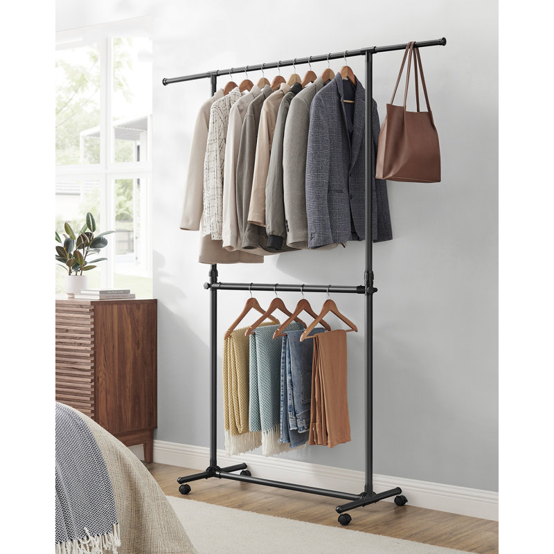 165cm Rolling Clothing Rack
