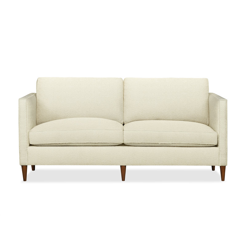 Canapé Clifford, Tissu performance bouclé Davis Pearl