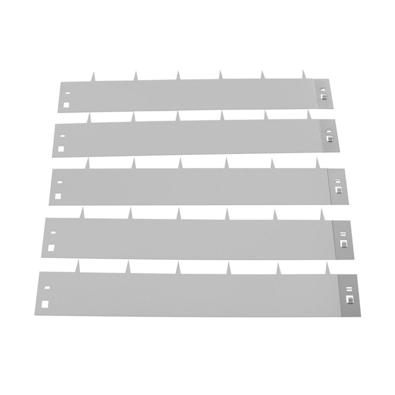 Bordure de jardin, H 6,6 po x l 39 po, gris