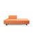 100 % polyester orange est en rupture de stock