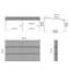 Pergola en aluminium pour terrasse incliné en acier galvanisé incliné