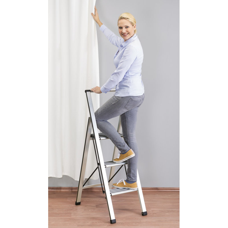 3 - Step Aluminum Folding Small Step Ladder