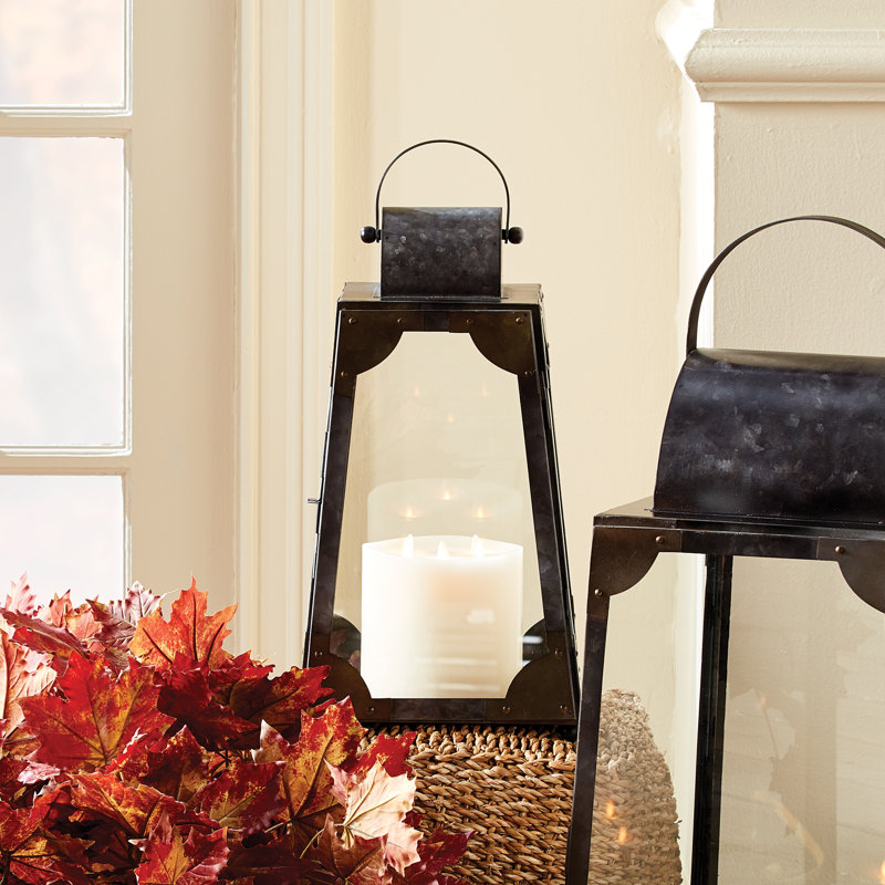 Idora Lantern, 18.5" H x 10" W x 10" D