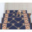 Tapis d'escalier bleu marine / brun / vert / crème Aadhan-1673625120-1634224524