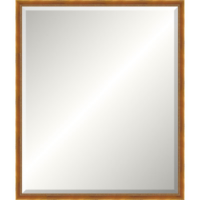 Antique Gold Beaded Mirror