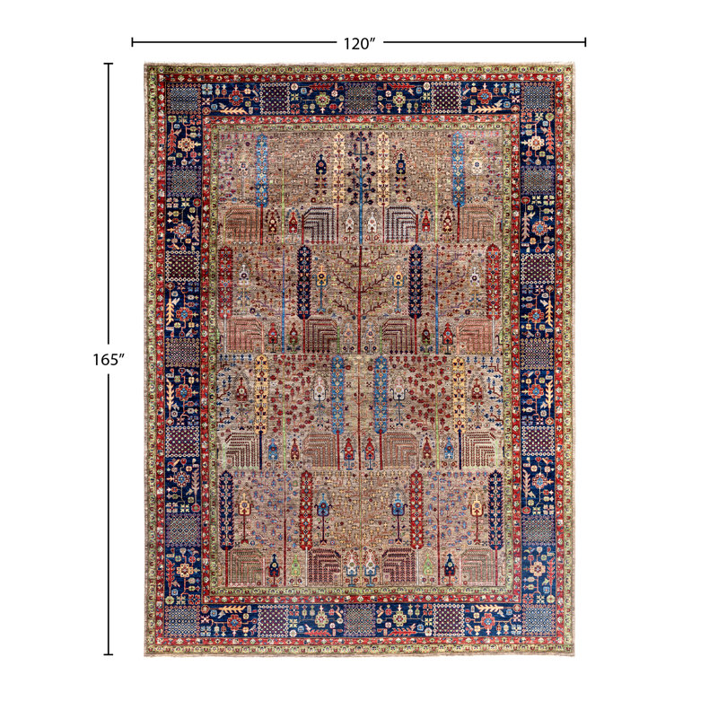 Serapi One-of-a-Kind 10' 0" X 13' 9" Hand Knotted Area Rug