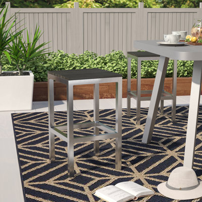 Riveter Metal Outdoor Stool