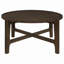 Table basse ronde en bois massif