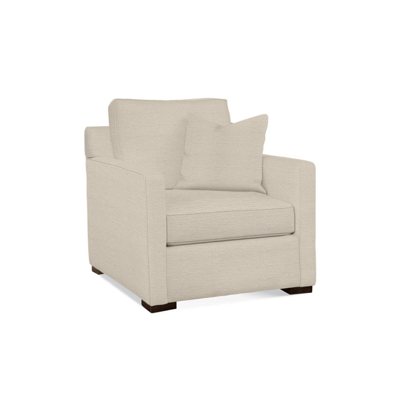 Bel-Air Chair, Java Finish, Gray Sugar Performance; 0863-84