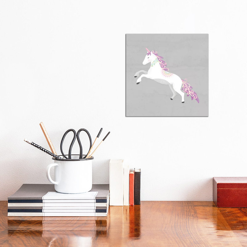 Unicorn Pastel II by Noonday Design - Wrapped Canvas Print, 30.48cm H x 30.48cm W x 1.91cm D