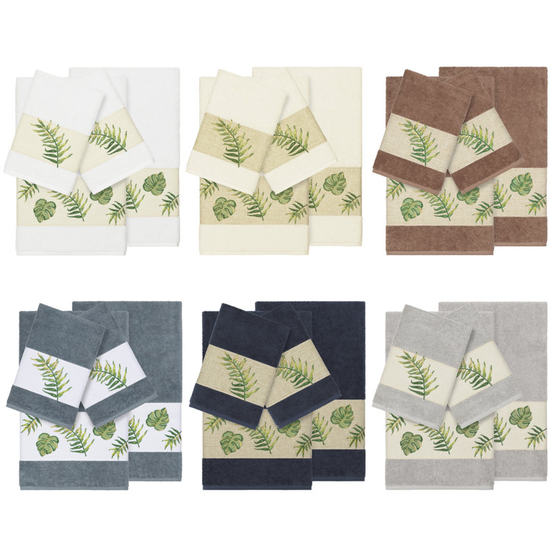 Ensemble de serviettes 4 pièces Zoe, Latte