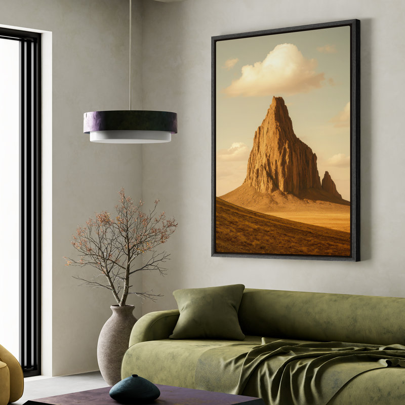 Art mural encadré, impressions murales abstraites rétro pour chambre à coucher - 16 po x 24 po, Noir