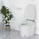 Gymax Smart Toilet With Led Display Adjustable Heated Seat Dryer Auto Open/close Lid