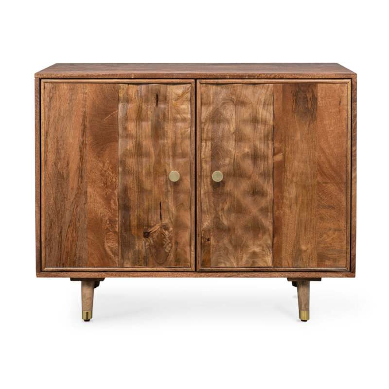 Bayro Solid Wood Accent Cabinet