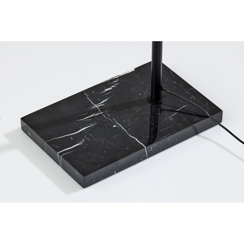 Cullen LED Arc Lamp w. Smart Switch, Matte Black